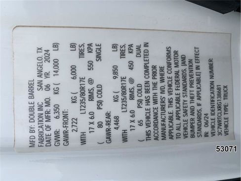 Used 2024 RAM 3500 Tradesman AWD/4WD image 23