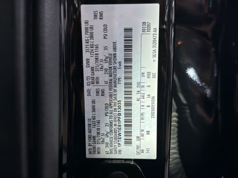 Used 2023 Ford F150 Tremor w/ Equipment Group 402A High AWD/4WD image 39