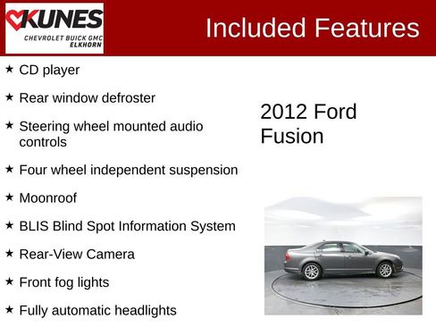 Used 2012 Ford Fusion SEL image 3