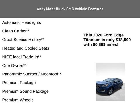 Used 2020 Ford Edge Titanium AWD/4WD image 8