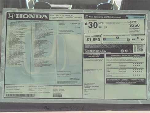 New 2026 Honda CR-V EX-L image 18