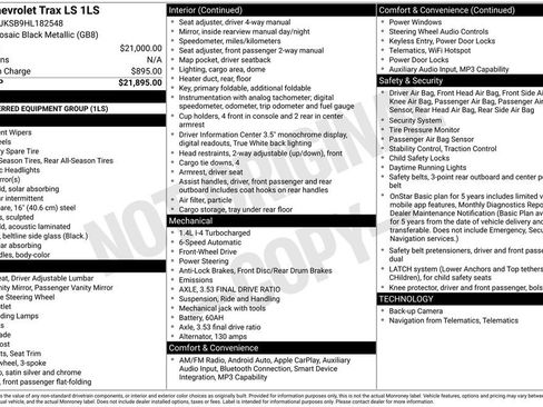 Used 2017 Chevrolet Trax LS image 1