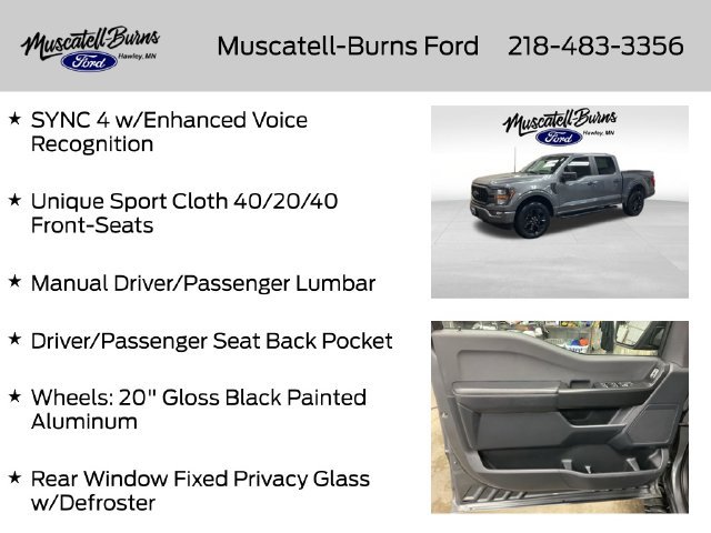 Used 2023 Ford F150 XL w/ STX Black Appearance Package AWD/4WD image 16