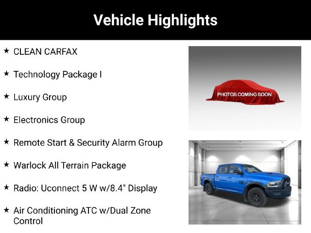 Used 2022 RAM 1500 Warlock AWD/4WD image 2