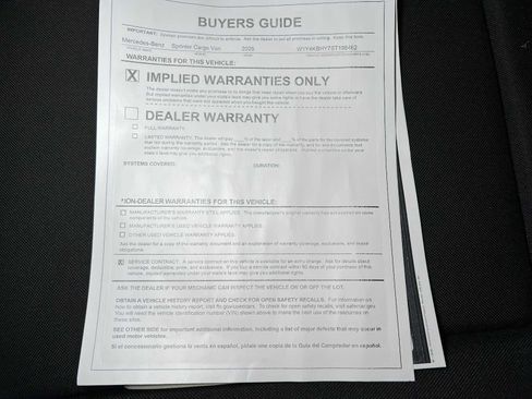 Used 2025 Mercedes-Benz Sprinter 2500 image 42