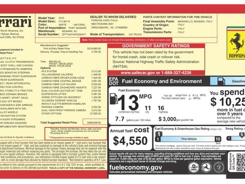 Used 2015 Ferrari F12 Berlinetta image 5