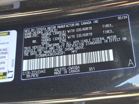 Certified 2024 Lexus RX 350h w/ Convenience Package AWD/4WD image 12