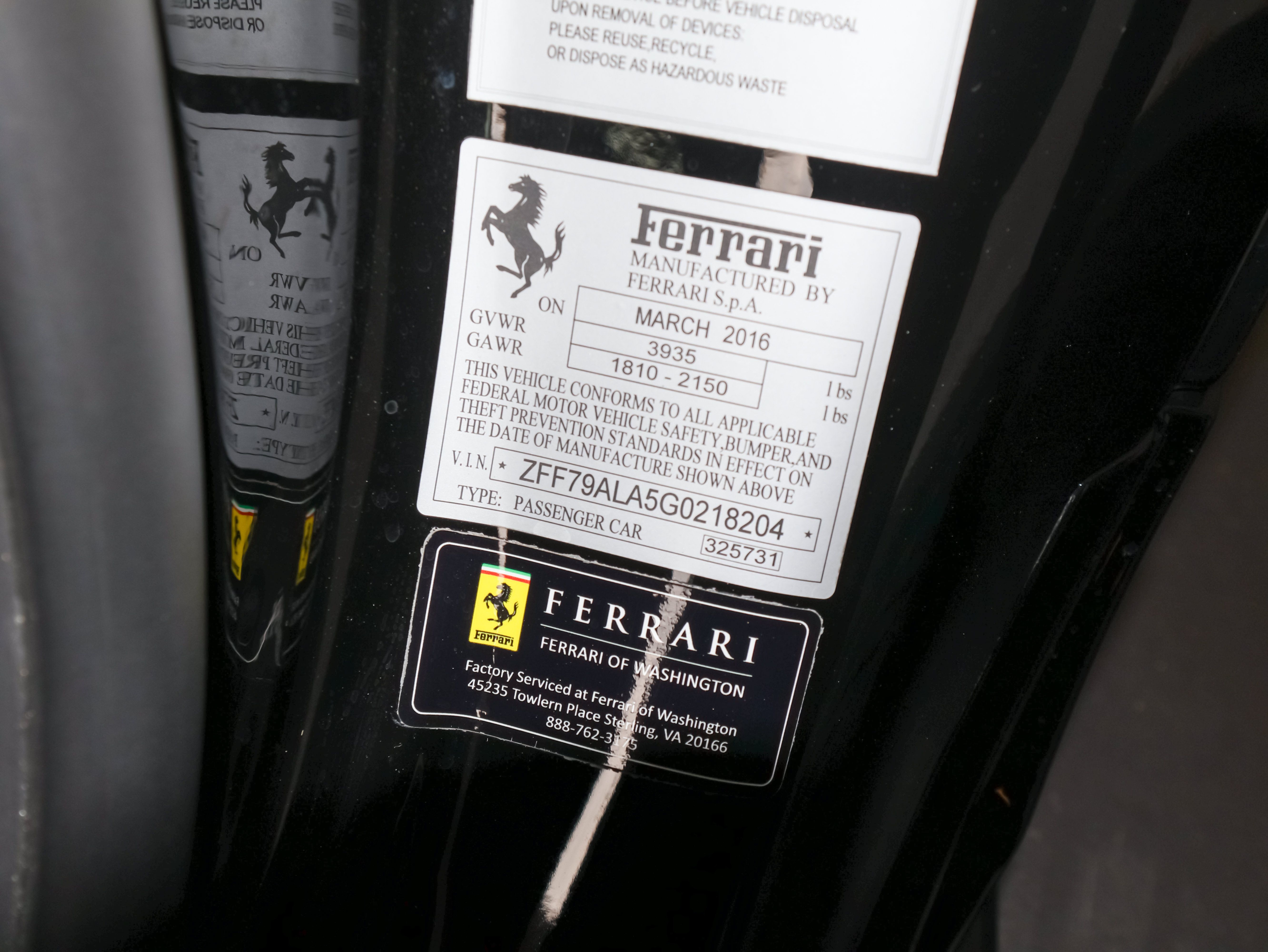 Used 2016 Ferrari 488 GTB RWD image 55