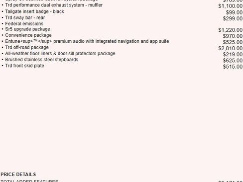 Used 2018 Toyota Tundra SR5 w/ TRD Off Road Package image 2