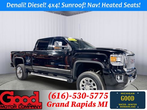 Used 2017 GMC Sierra 2500 Denali w/ Duramax Plus Package AWD/4WD image 1