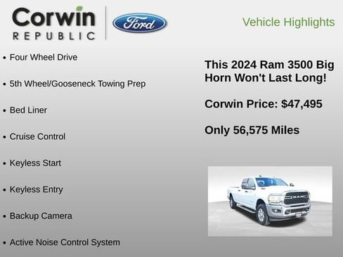 Used 2024 RAM 3500 Big Horn image 6
