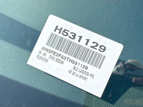 New 2026 Honda Civic Sport image 24