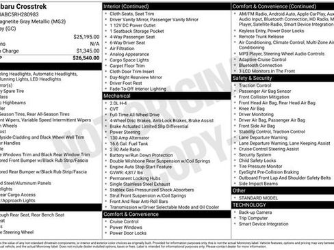 Used 2024 Subaru Crosstrek 2.0i image 19