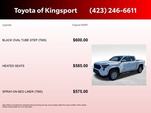 New 2026 Toyota Tacoma SR5 AWD/4WD image 3