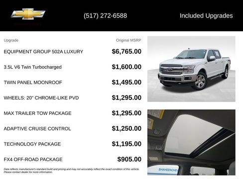 Used 2020 Ford F150 Lariat w/ Equipment Group 502A Luxury AWD/4WD image 5
