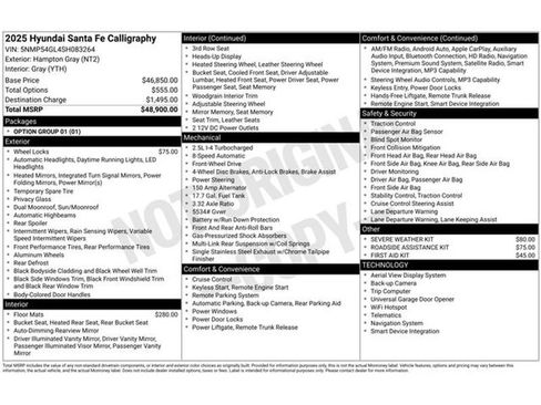 Used 2025 Hyundai Santa Fe Calligraphy image 42