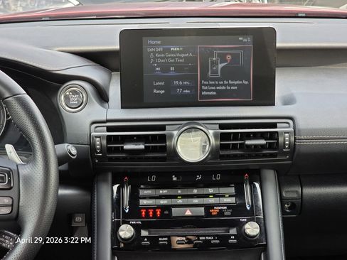 Used 2023 Lexus IS 350 F Sport w/ Memory Package RWD image 23