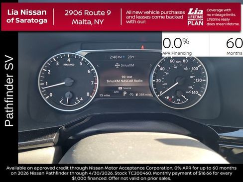 New 2026 Nissan Pathfinder SV AWD/4WD image 19