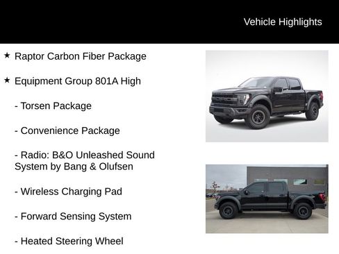 Used 2022 Ford F150 Raptor w/ Equipment Group 801A High image 16