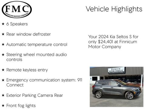 Used 2024 Kia Seltos S image 12
