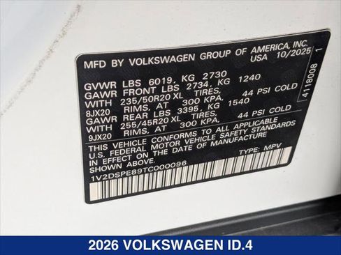 New 2026 Volkswagen ID.4 Pro image 21