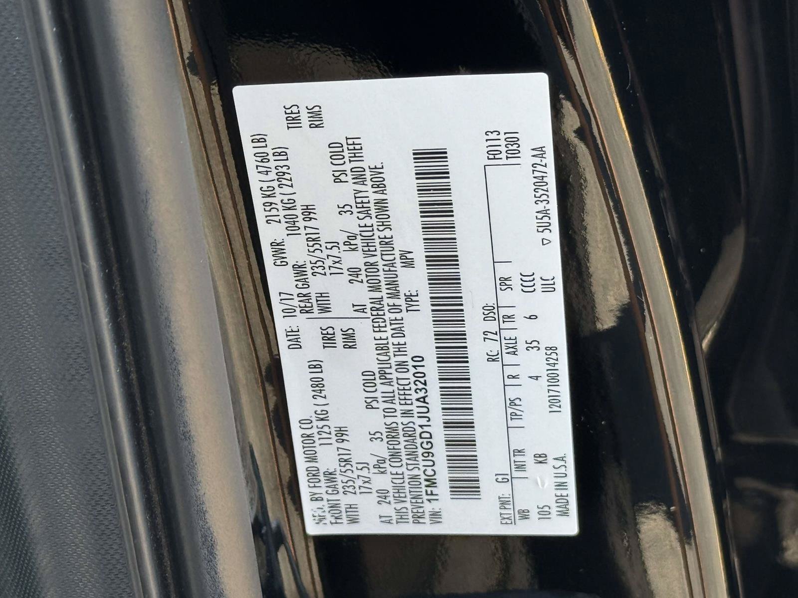 Used 2018 Ford Escape SE AWD/4WD image 28