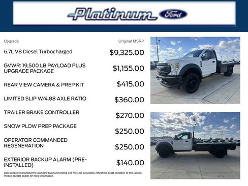 Used 2020 Ford F550 2WD Regular Cab Super Duty image 11