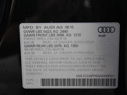 Used 2016 Audi Q5 2.0T Premium w/ Audi MMI Navigation Plus image 32