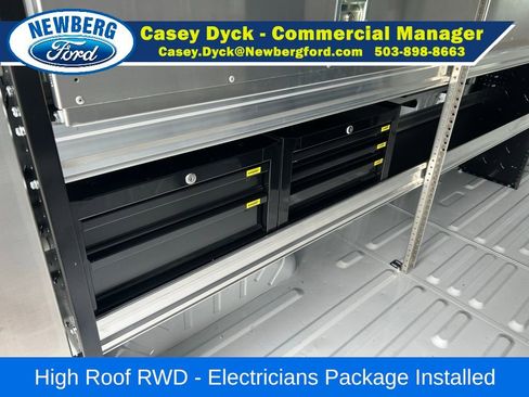 New 2026 Ford Transit 250 148 High Roof w/ Electrician Trade Package RWD image 15