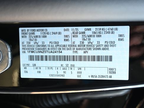 New 2026 Ford Escape ST-Line Select w/ Tech Pack #1 image 12