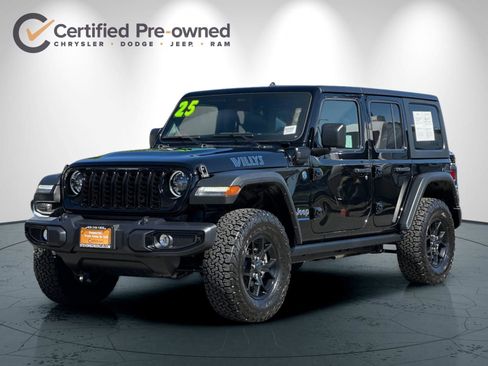 Certified 2025 Jeep Wrangler Unlimited Sport S 4xe AWD/4WD image 8