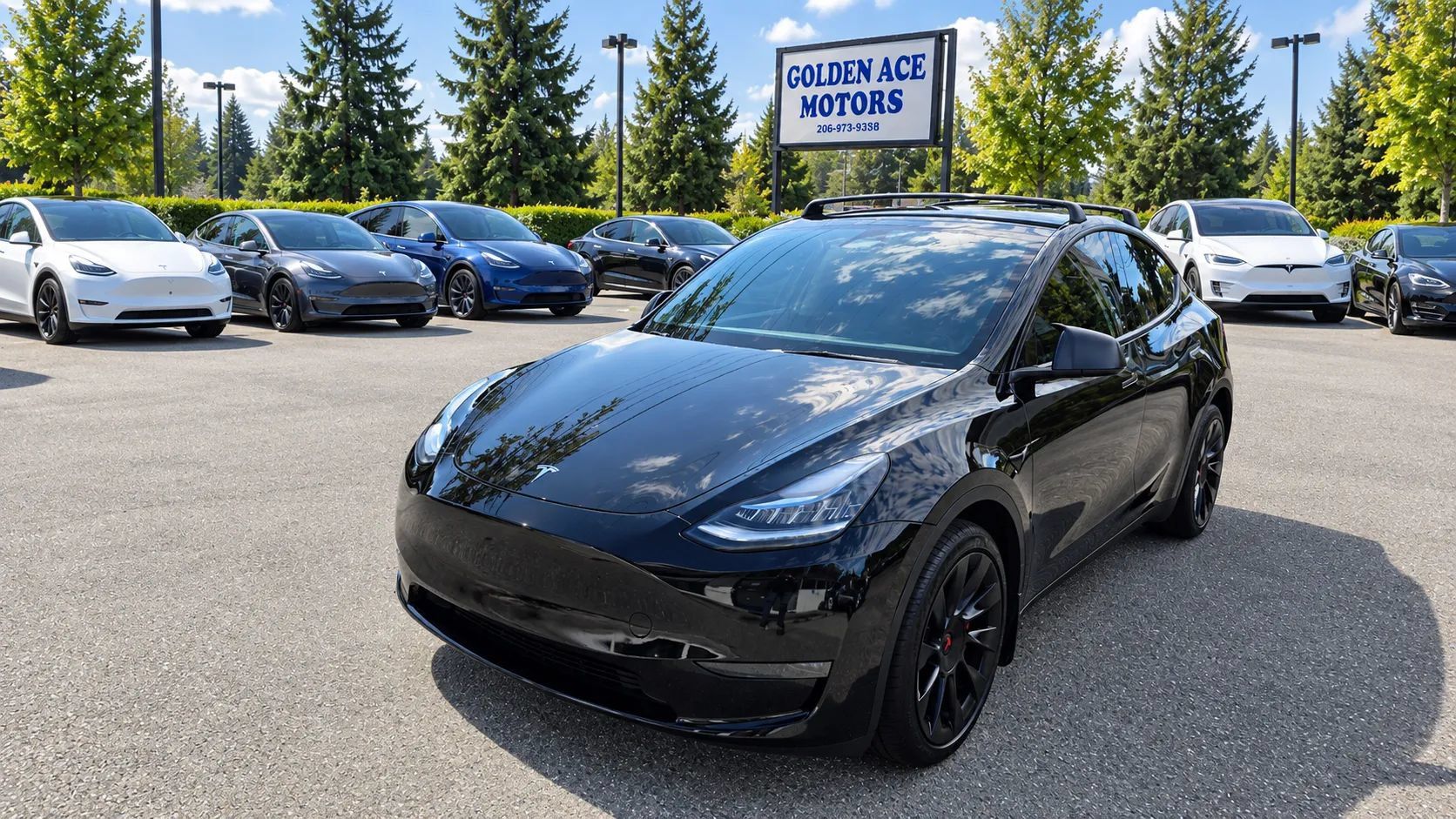 Used 2023 Tesla Model Y Long Range AWD/4WD image 1