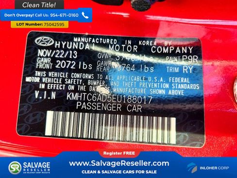 Used 2014 Hyundai Veloster w/ Technology Package 03 image 16