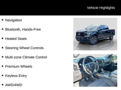 Used 2018 Ford F150 XLT w/ Equipment Group 302A Luxury AWD/4WD image 31