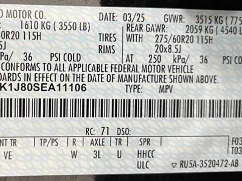 Used 2025 Ford Expedition Max Active AWD/4WD image 63