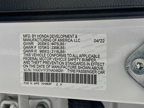 Used 2022 Honda Accord Sport image 12