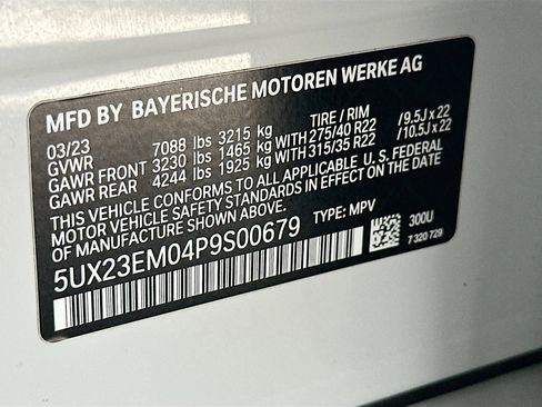 Certified 2023 BMW X7 xDrive40i w/ M Sport Package image 36