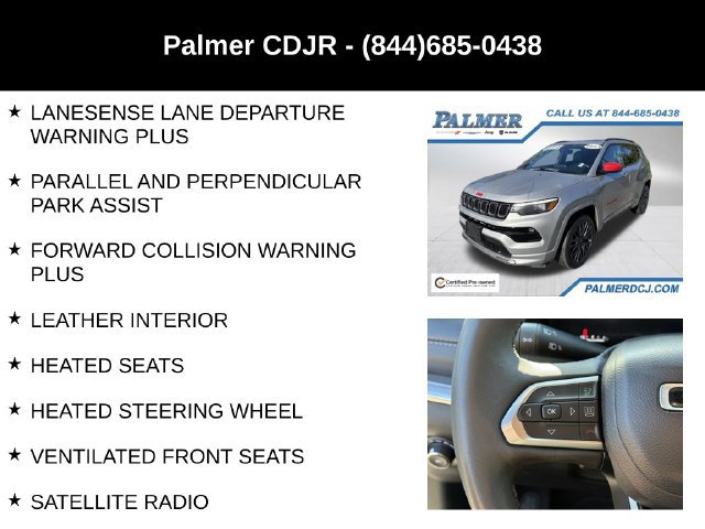 Certified 2023 Jeep Compass Limited w/ Elite Group for (Red) Edition AWD/4WD image 12