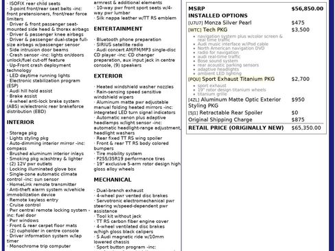 Used 2012 Audi TT RS image 2