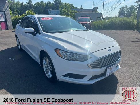 Used 2018 Ford Fusion SE w/ Fusion SE Technology Package FWD image 1