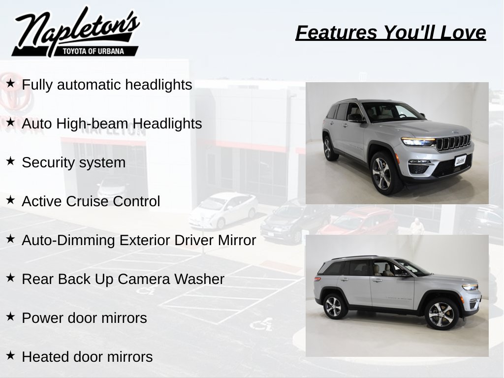 Used 2023 Jeep Grand Cherokee 4WD 4xe w/ Luxury Tech Group II image 20
