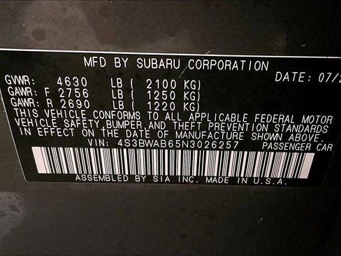 Used 2022 Subaru Legacy image 32