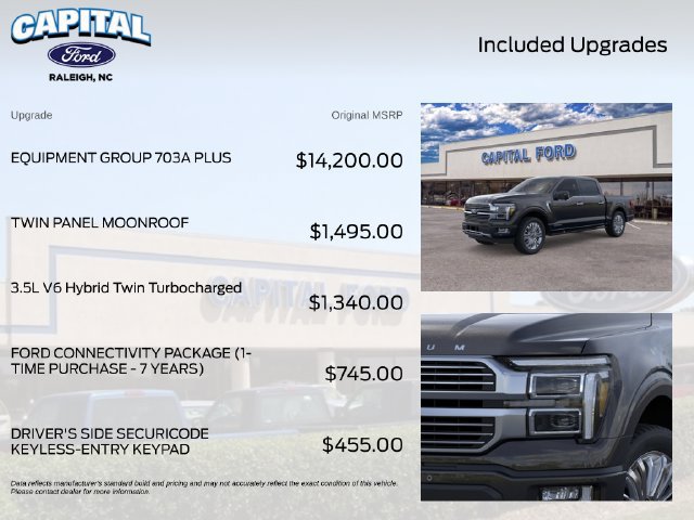 New 2026 Ford F150 Platinum w/ Equipment Group 703A Plus AWD/4WD image 5