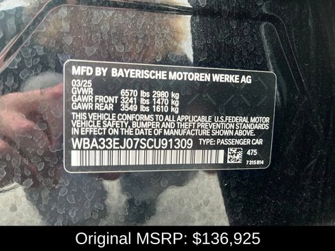Used 2025 BMW 760i xDrive w/ Executive Package AWD/4WD image 49