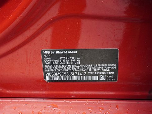 Used 2018 BMW M3 Base w/ Competition Package image 50