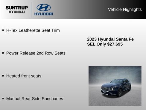 Used 2023 Hyundai Santa Fe SEL w/ Premium Package AWD/4WD image 38