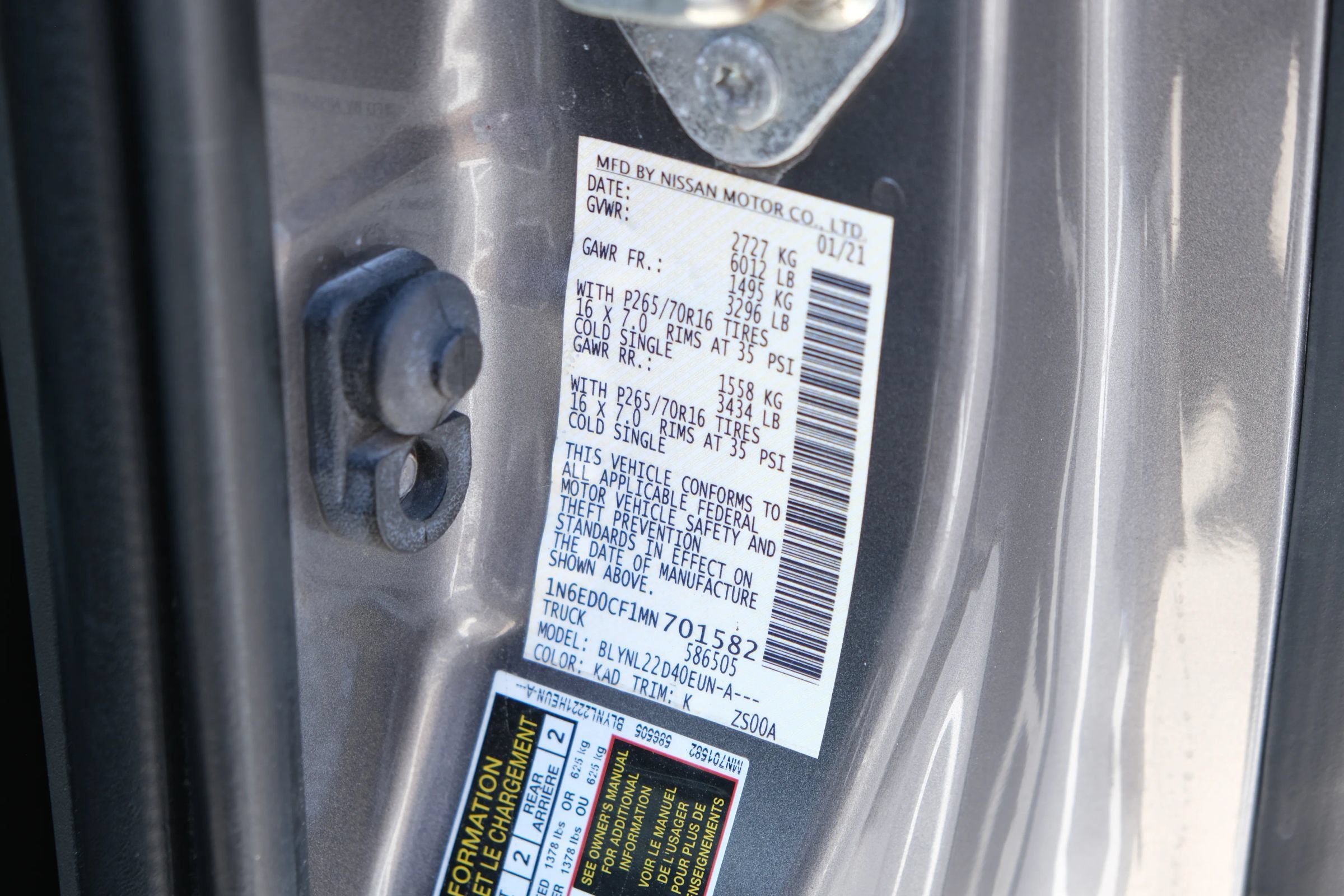 Used 2021 Nissan Frontier SV AWD/4WD image 16