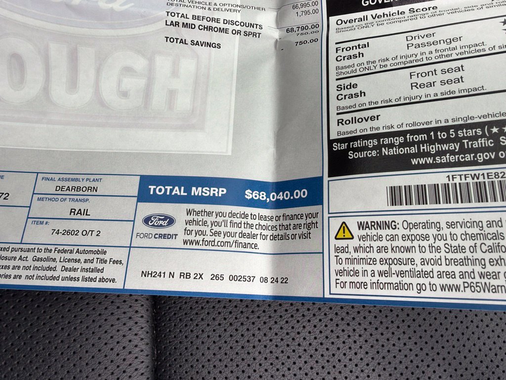 Used 2022 Ford F150 Lariat AWD/4WD image 51