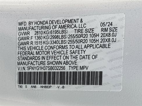 Certified 2025 Honda Pilot Sport image 36