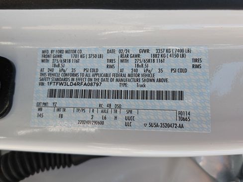 Used 2024 Ford F150 XLT w/ Equipment Group 302A MID image 66